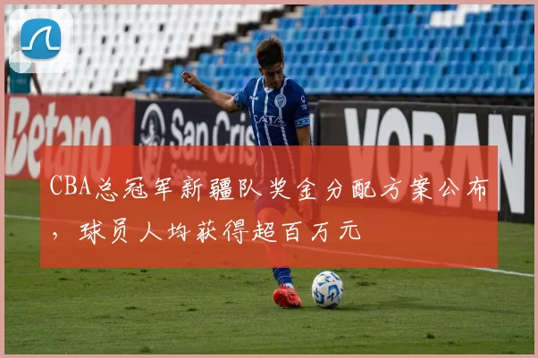 CBA总冠军新疆队奖金分配方案公布，球员人均获得超百万元